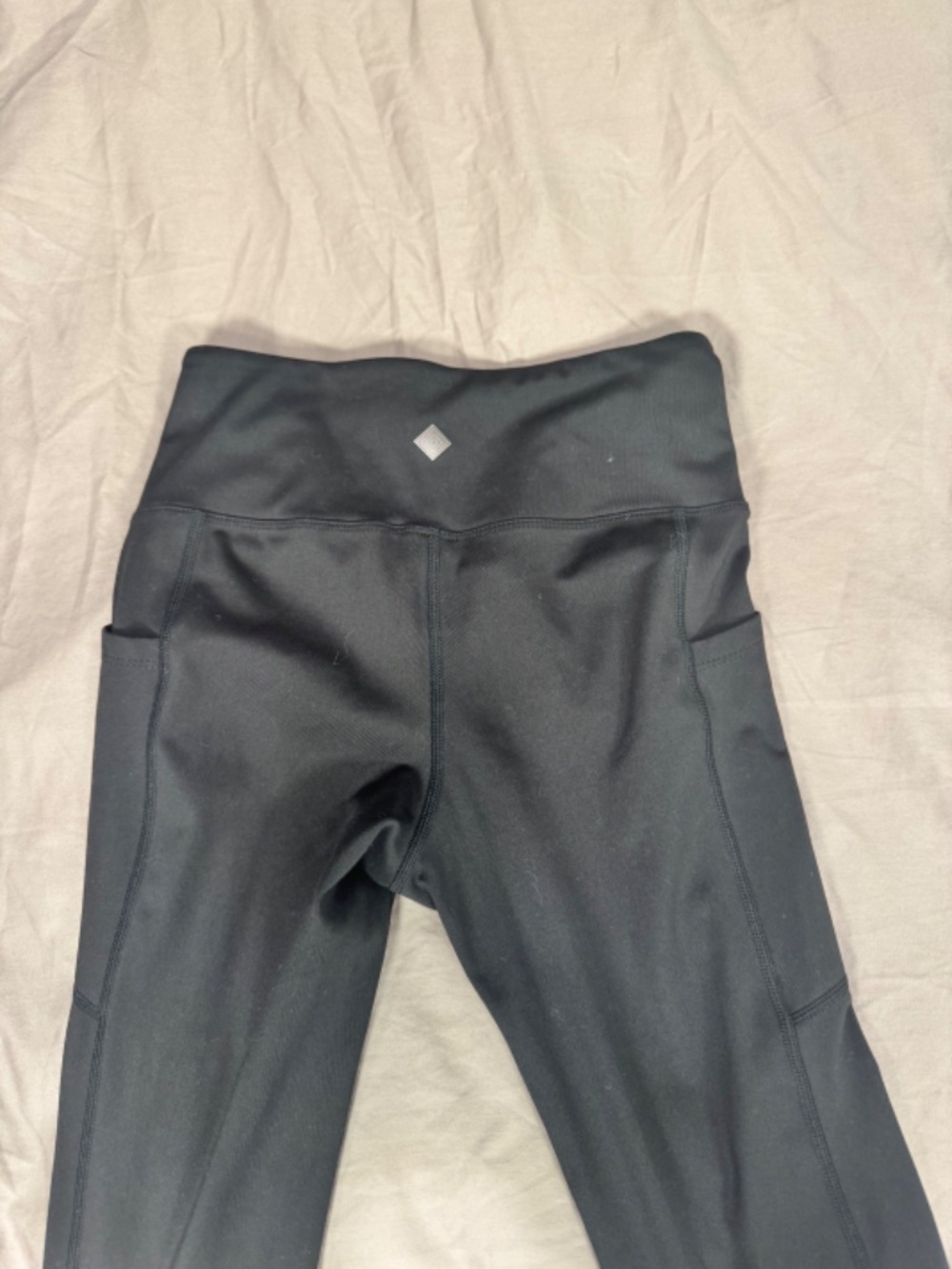 RISE Fearless Leggings XS Black High Rise Pockets Miss Teen USA Exclusive - Picture 5 of 5